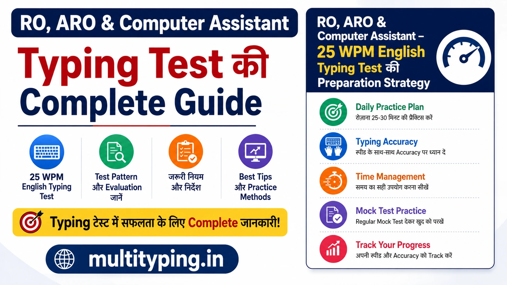 Allahabad High Court Computer Assistant Typing Test 25 WPM English Preparation Guide