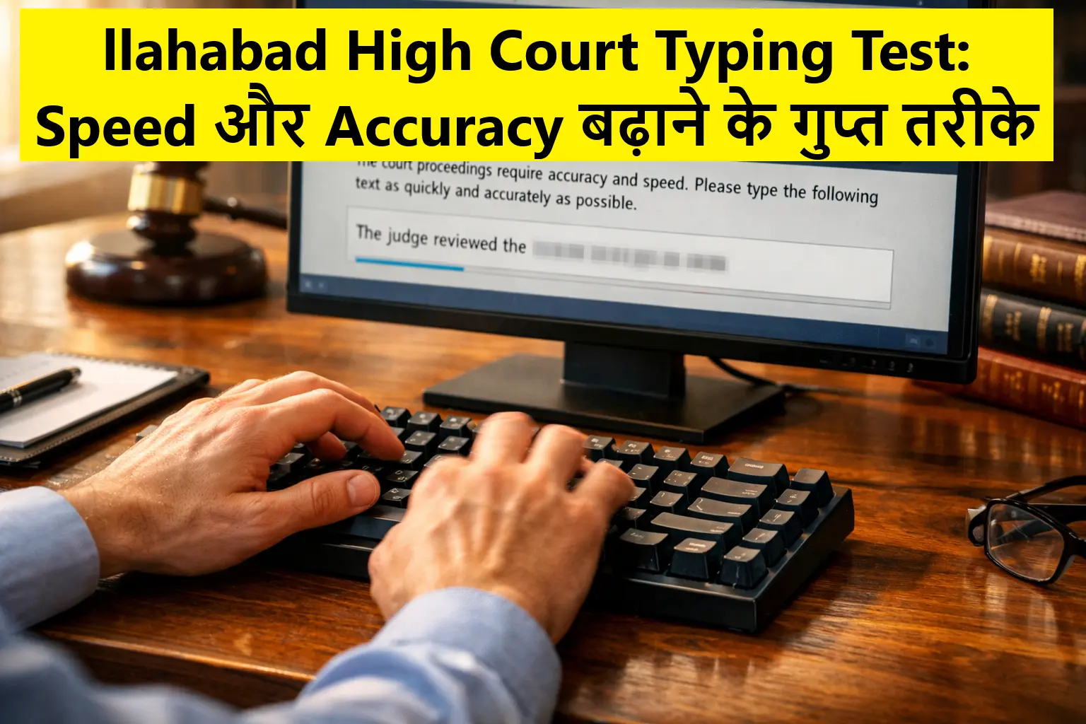 Expert tips by Amit Kumar for Allahabad High Court Typing Test preparation