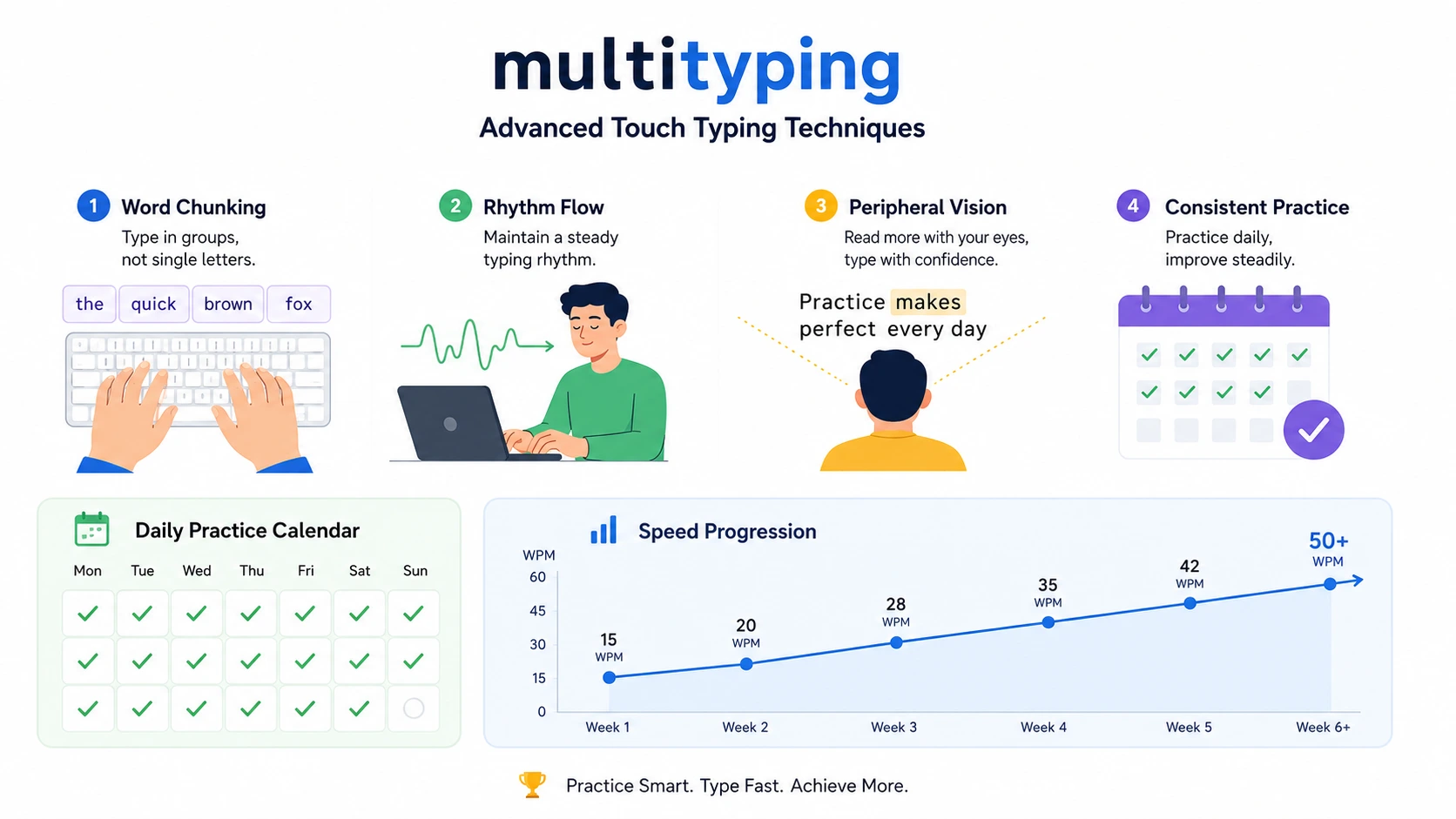 ANI ROY typing journey 15 WPM to 50 WPM daily practice multityping leaderboard government exam success story