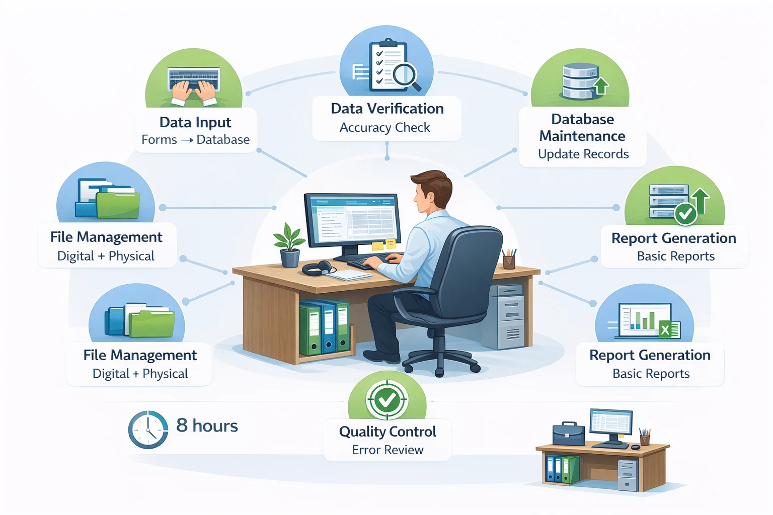 Data entry operator job profile and daily responsibilities