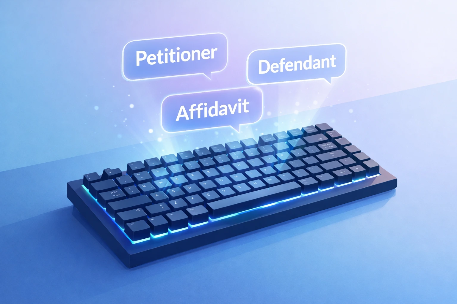 Legal words typing practice for High Court exam Petitioner Defendant Affidavit Jurisdiction