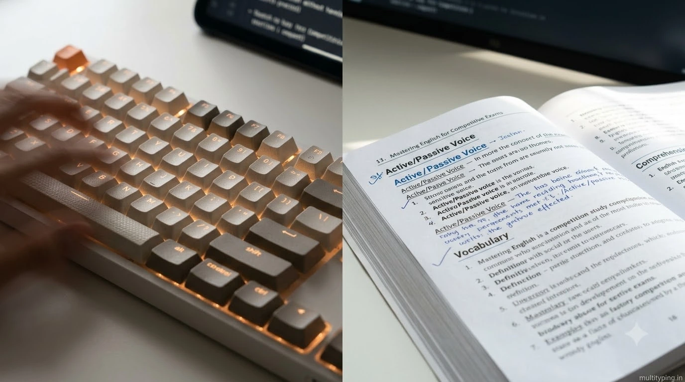 SSC Stenographer English Language Comprehension Section Reading Comprehension Error Detection Vocabulary Cloze Test Question Types Guide
