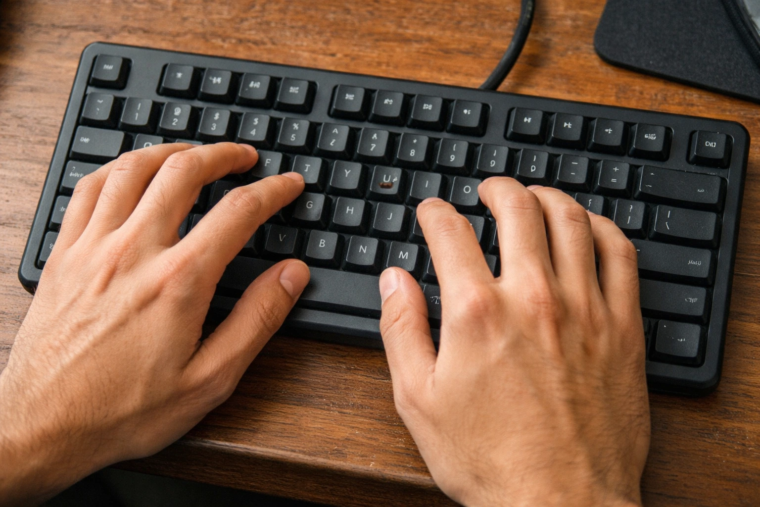 Common typing mistakes beginners should avoid